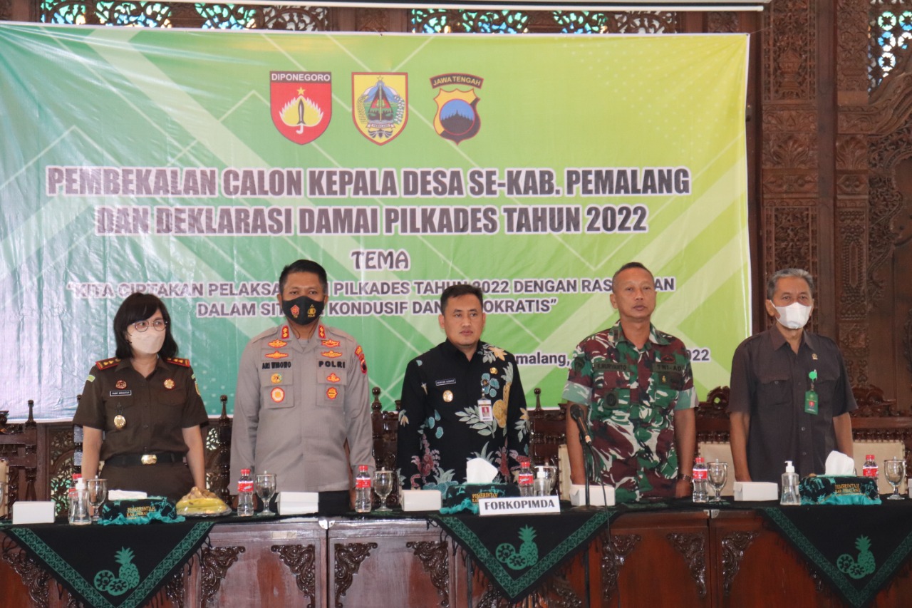 Deklarasi Damai Pilkades Kabupaten Pemalang Tahun 2022
