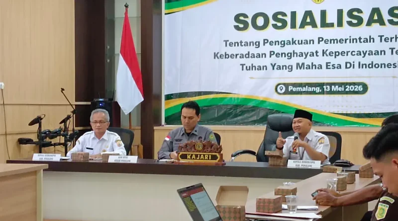 Jadi Narasumber Sosialisasi, Kaban Kesbangpol Pemalang Tegaskan Komitmen Negara Terhadap Hak Penghayat Kepercayaan