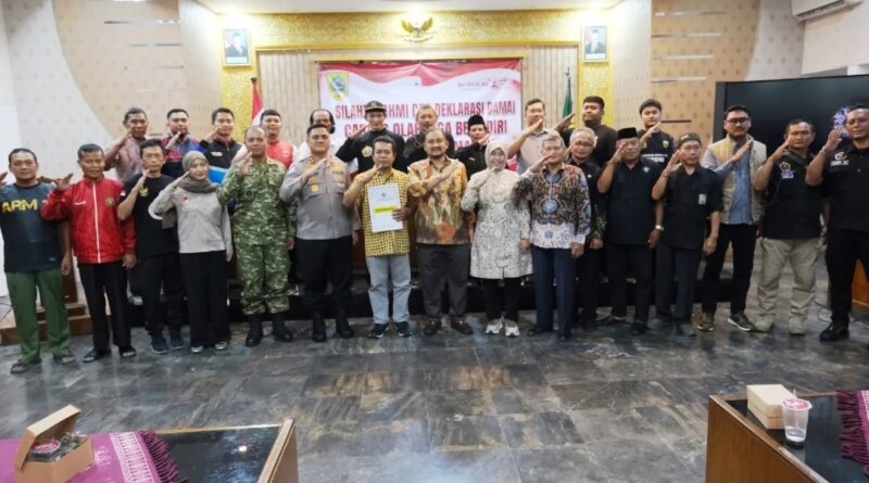 Bupati Pemalang dan 15 Cabang Olahraga Bela Diri Deklarasikan Damai Jelang Peringatan 1 Suro