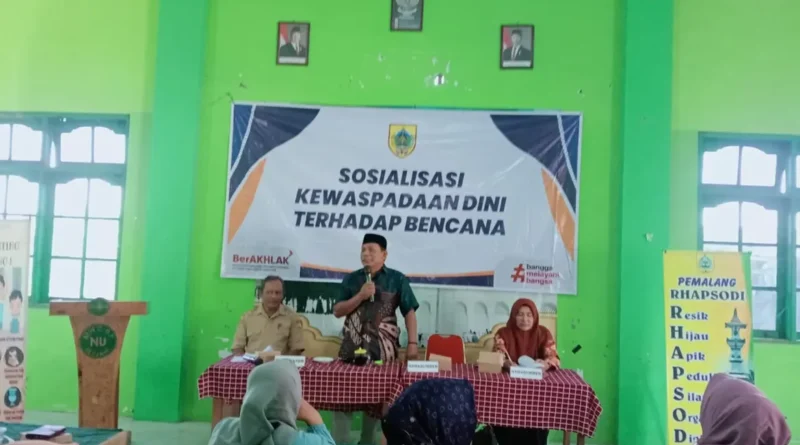 Bakesbangpol Kabupaten Pemalang Gelar Sosialisasi Kewaspadaan Dini Terhadap Bencana di Gedung MWC 07 NU Ulujami